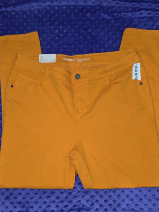 Old Navy Denim - Old Navy Women's Bright Orange Skinny Jeans